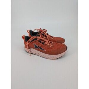 Altra Outroad Trail Running Shoe Women's 7 Red Orange Hiking Walking Lace Up